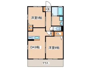 ブリックス・ナナ【1階】の間取り