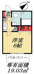 チャオ西船橋【1階】の間取り