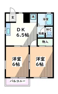 東京都立川市栄町5【アパート】の間取り