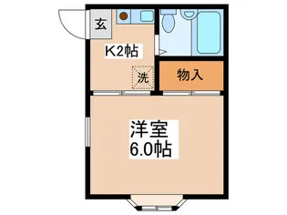 耳塚ハイツ【2階】の間取り