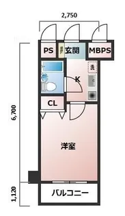 アーバンヒルズ両国【5階】の間取り
