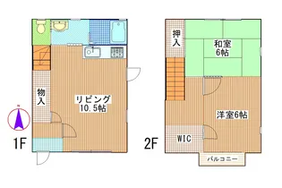福島県福島市桜木町【一戸建】の間取り