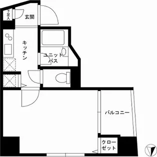 スカイコート神楽坂弐番館【6階】の間取り