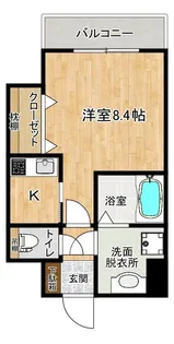 ルグラン九品寺【3階】の間取り