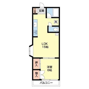 リアライズ亀田II【6階】の間取り