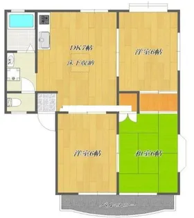 エレガンス【1階】の間取り