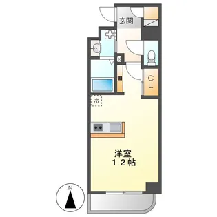 S-FORT金山【10階】の間取り