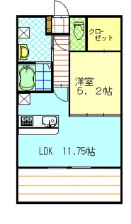 プレシャスコ-ト壱番館【4階】の間取り
