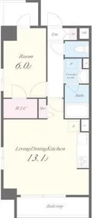 フォレスタ浅草【2階】の間取り