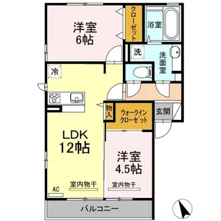 フォルトゥーナ【1階】の間取り