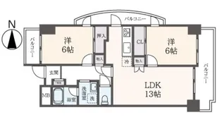 モア・マヌアール【3階】の間取り