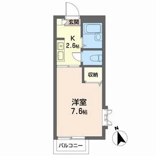 セフィラS【2階】の間取り