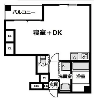 OASISKOBE【3階】の間取り