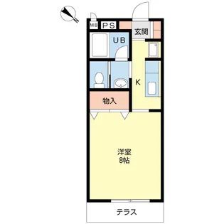 メゾン アロンジェ【1階】の間取り