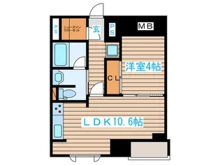 第二桃李園ビル【5階】の間取り