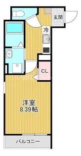 サンセリテ南巽【3階】の間取り