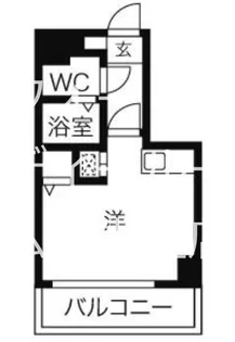 リベール名駅南【8階】の間取り