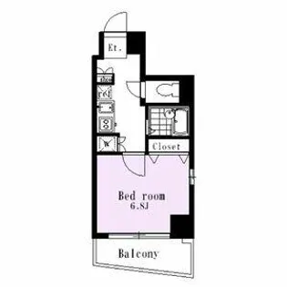 シンシア東中野【3階】の間取り
