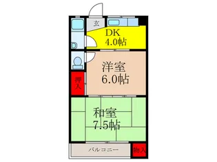 石井マンション【1階】の間取り