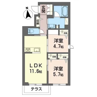 ロンド【1階】の間取り