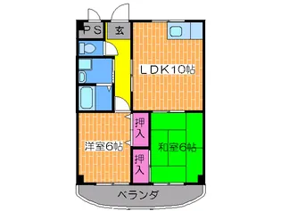 エムグランツ光陽【3階】の間取り