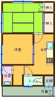 アベニュー川崎【1階】の間取り