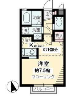 【Centria Komae】【2階】の間取り