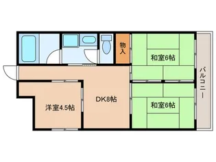 グリーンハイツ横山【4階】の間取り