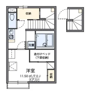 フォーチュン21【2階】の間取り