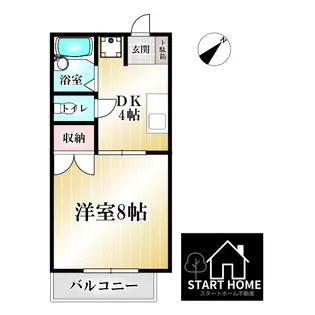 エイコーハイツ【2階】の間取り