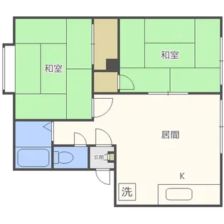 パナハイツプチ【1階】の間取り