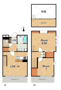 MAKANI長岡京の間取り