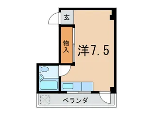 玉田マンション【4階】の間取り