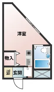 スターハイム星野【1階】の間取り