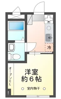 シャトル朝倉【2階】の間取り