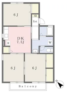 クレインヒルズB【2階】の間取り