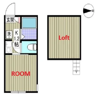 リュミエ妙蓮寺【2階】の間取り