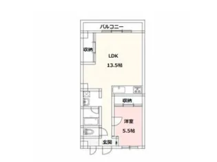 ロイヤルハイツ新芦屋【2階】の間取り
