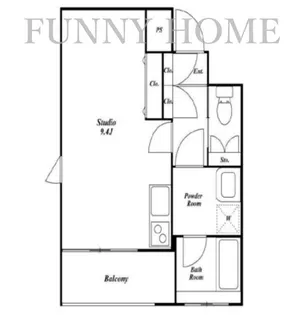 サンチャリーフ【1階】の間取り