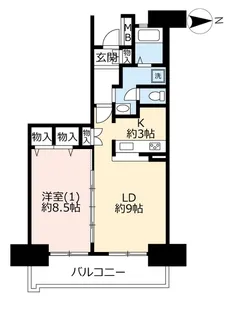 URアーバンライフ西新井【10階】の間取り