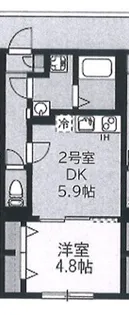 ウィステリアパルク保土ヶ谷【2階】の間取り