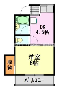 ロックウェル稲荷町【2階】の間取り