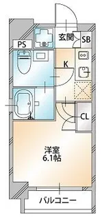 パーク巣鴨【4階】の間取り