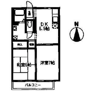 ディアコート1【2階】の間取り