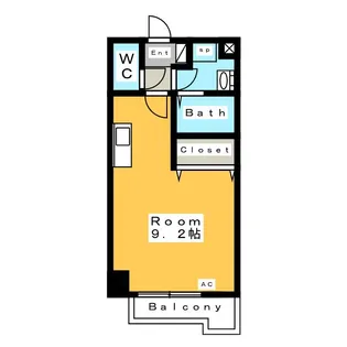 A・City三河安城南館【7階】の間取り