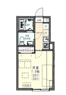 KLEIS五反野II【3階】の間取り