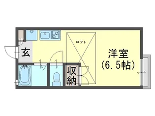 フレンズ【1階】の間取り
