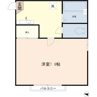 パークハイツ【2階】の間取り