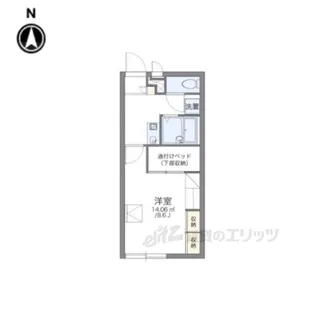 レオパレスKIZUGAWA【2階】の間取り