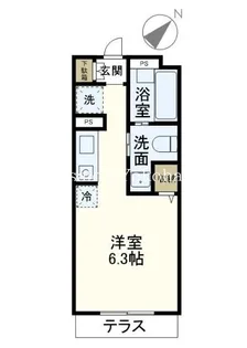 アンベリール戸塚【1階】の間取り